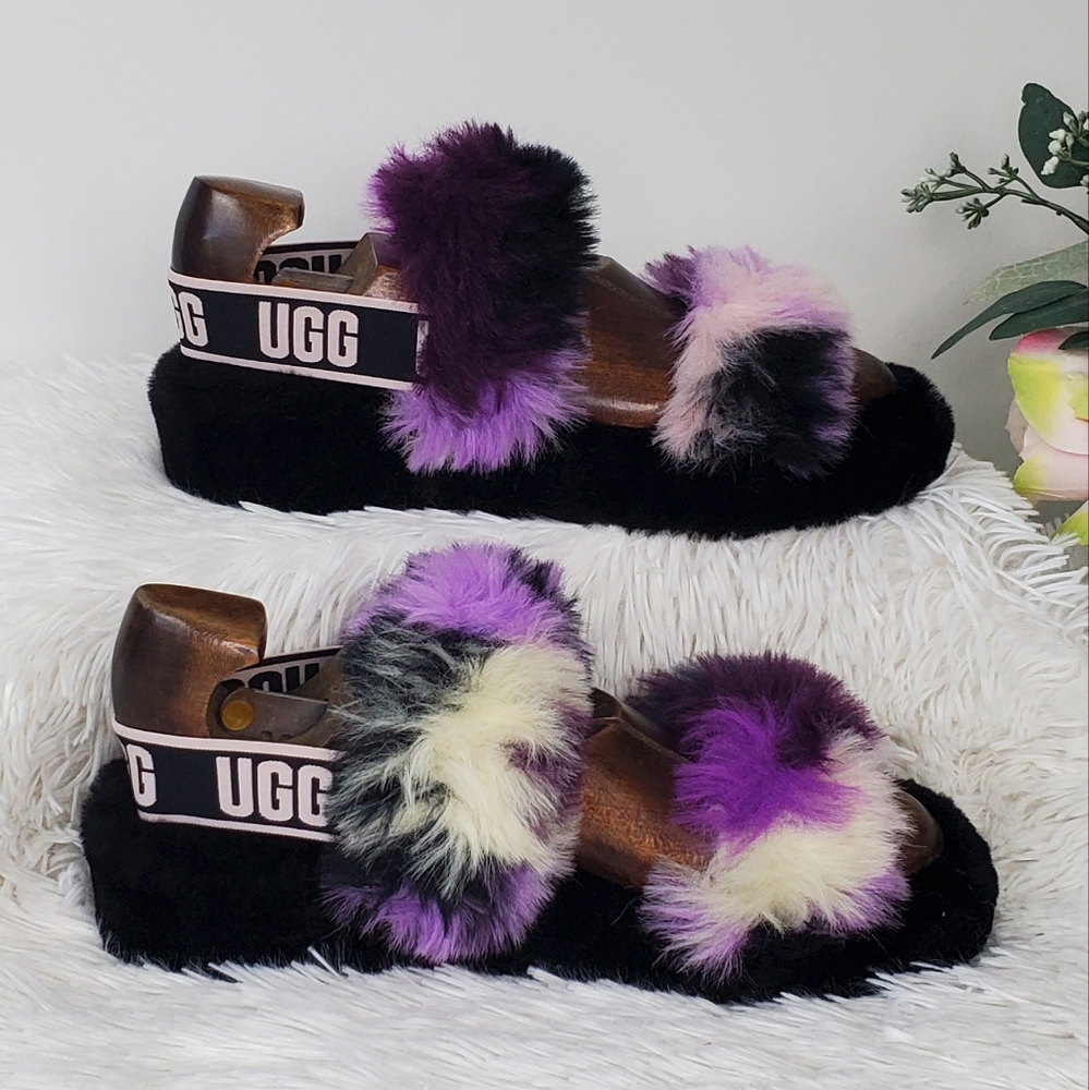 UGG yeah slide Dye Magnolia sterling slipper Women's size 9